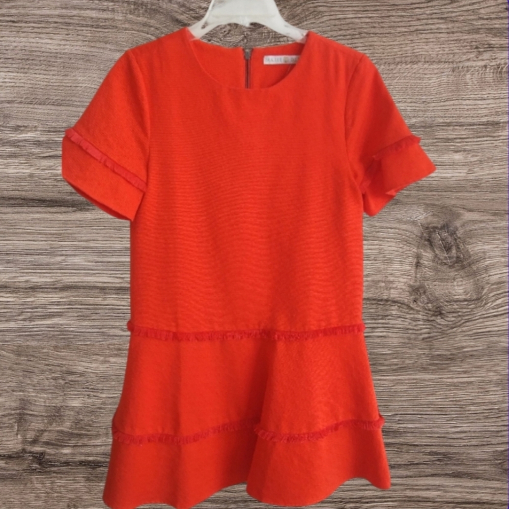 Marie Oliver Fringe Dress 🧡